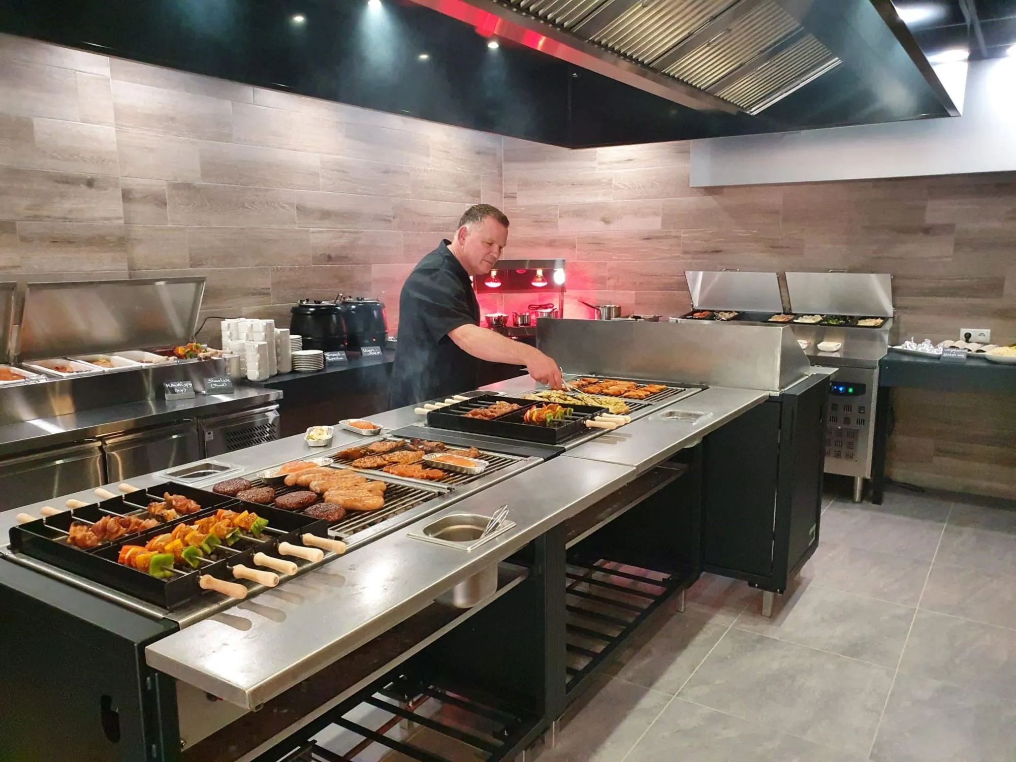 Uniek in de regio! Indoor Grill & BBQ buffet 